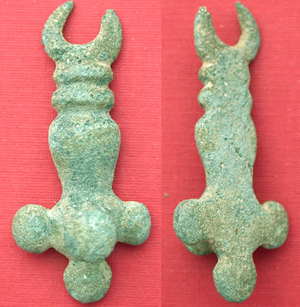 Harness, Strap hanger, Tri-lobed, c. 2nd-3rd Cent Harness, Strap hanger, Tri-lobed, c. 2nd-3rd Cent